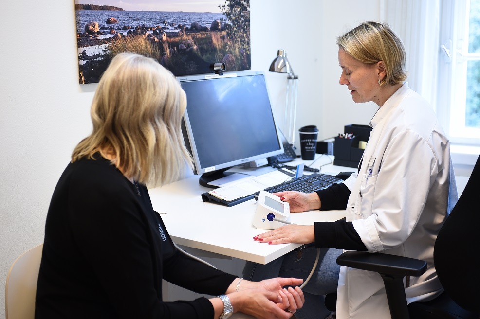 Lääkärin vastaanotolla